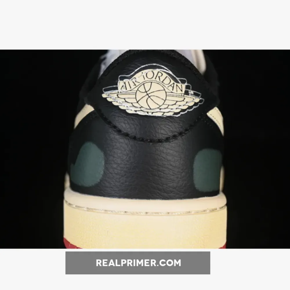 NIGEL SYLVESTER X AIR JORDAN 1 LOW WHITE/BLACK/GREEN IB8958-001