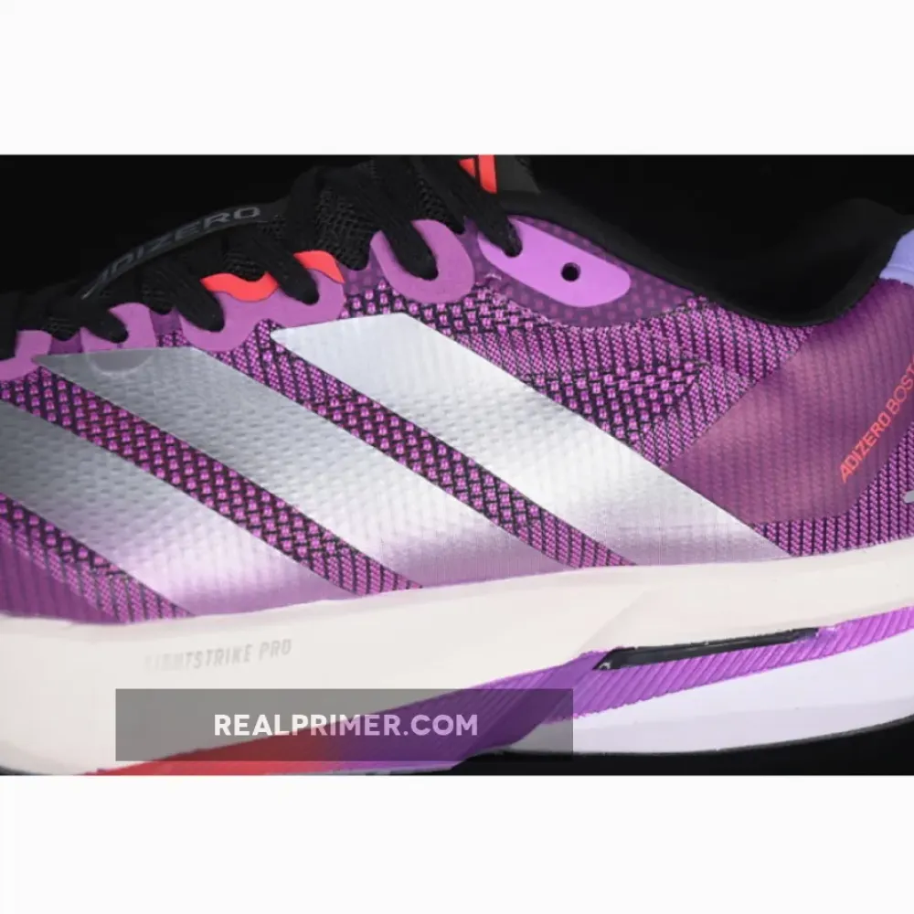 ADIZERO BOSTON 13 SILVER/BLACK/PURPLE JS4943
