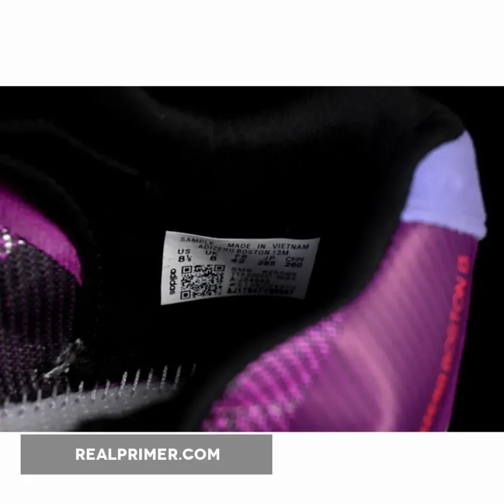 ADIZERO BOSTON 13 SILVER/BLACK/PURPLE JS4943