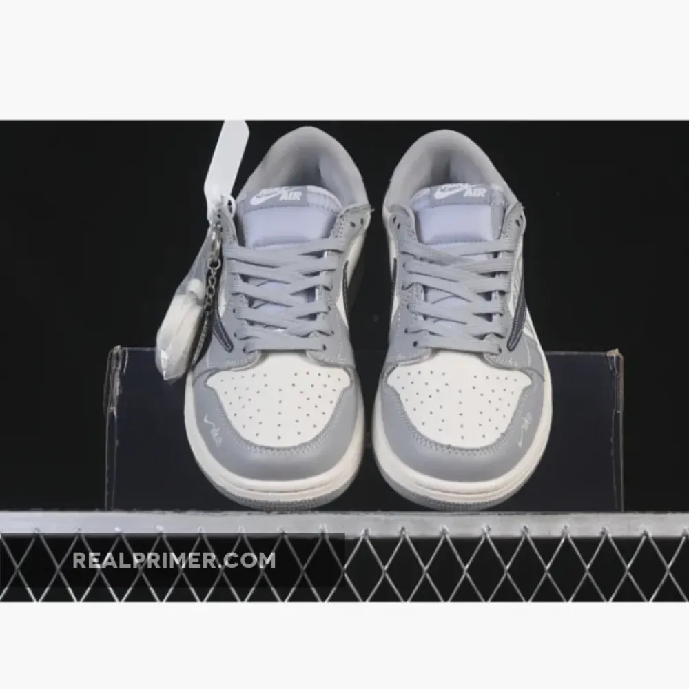 TRAVIS SCOTT X FRAGMENT DESIGN X AIR JORDAN 1 LOW OG SP GREY/BLUE LD2025-023