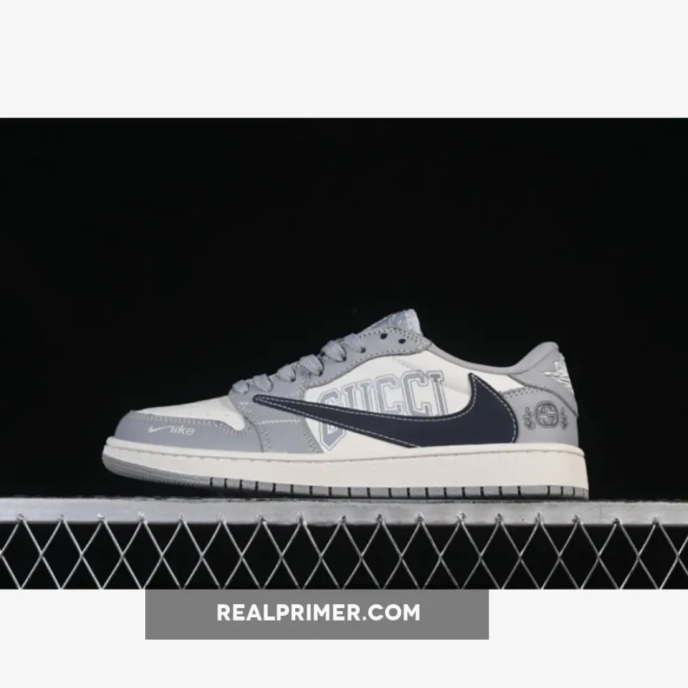 TRAVIS SCOTT X FRAGMENT DESIGN X AIR JORDAN 1 LOW OG SP GREY/BLUE LD2025-023