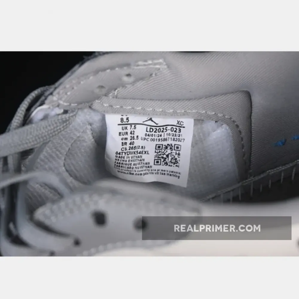 TRAVIS SCOTT X FRAGMENT DESIGN X AIR JORDAN 1 LOW OG SP GREY/BLUE LD2025-023