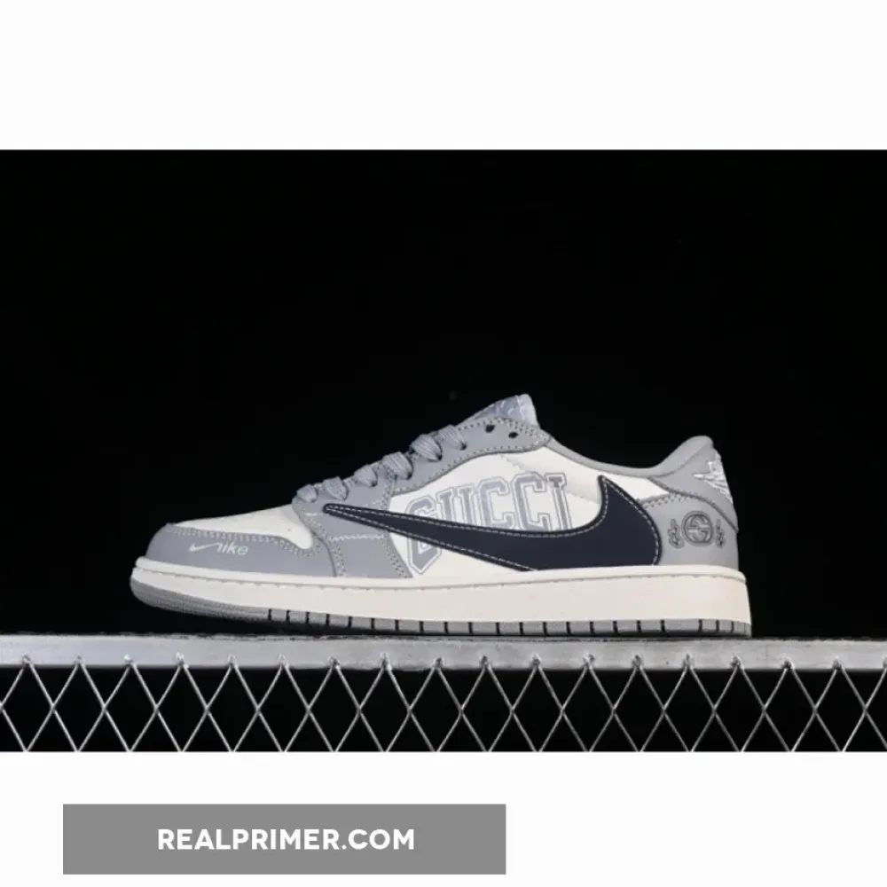 TRAVIS SCOTT X FRAGMENT DESIGN X AIR JORDAN 1 LOW OG SP GREY/BLUE LD2025-023