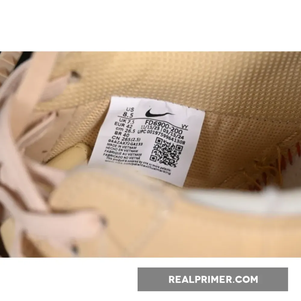 OFF-WHITE AIR FORCE 1 LOW SESAME BROWN/BLACK FD6900-200