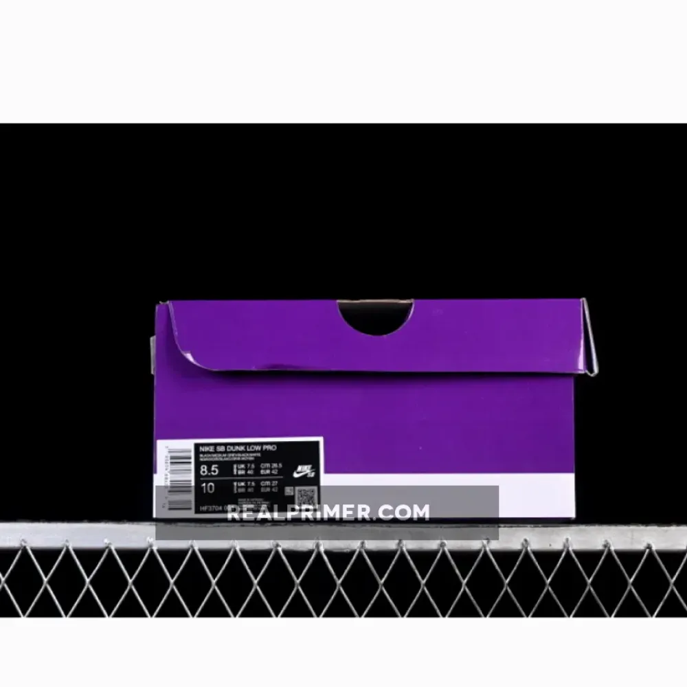 SB DUNK LOW GREY/BLACK/BEIGE HF3704-001