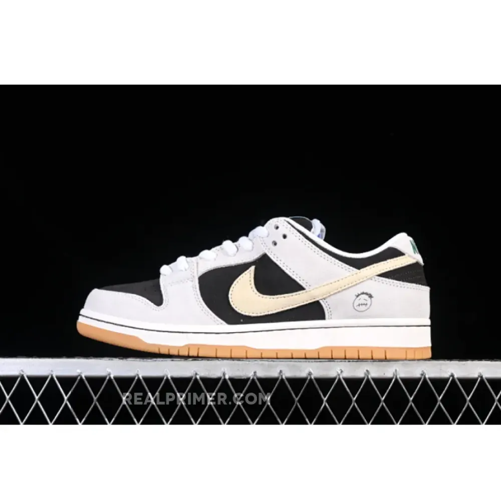 SB DUNK LOW GREY/BLACK/BEIGE HF3704-001