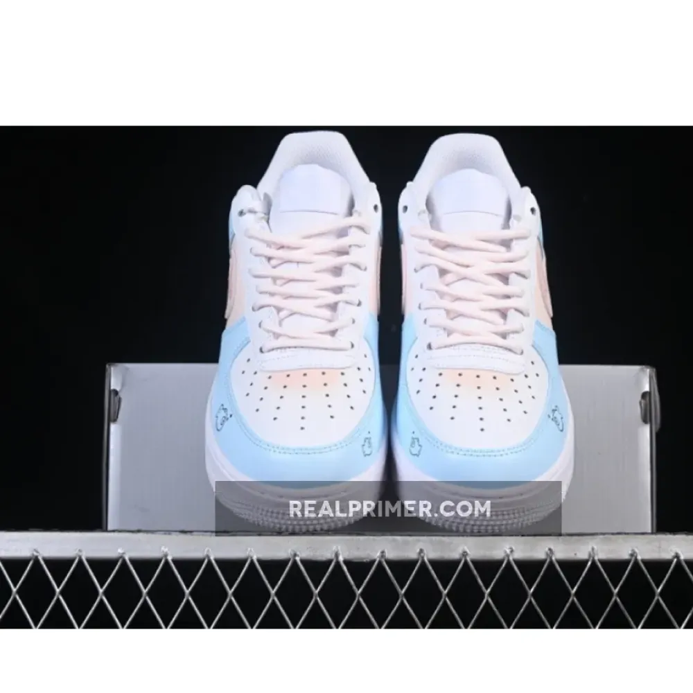 AIR FORCE 1 07 LOW WHITE/BLUE/PINK/BEIGE ZH0316-107
