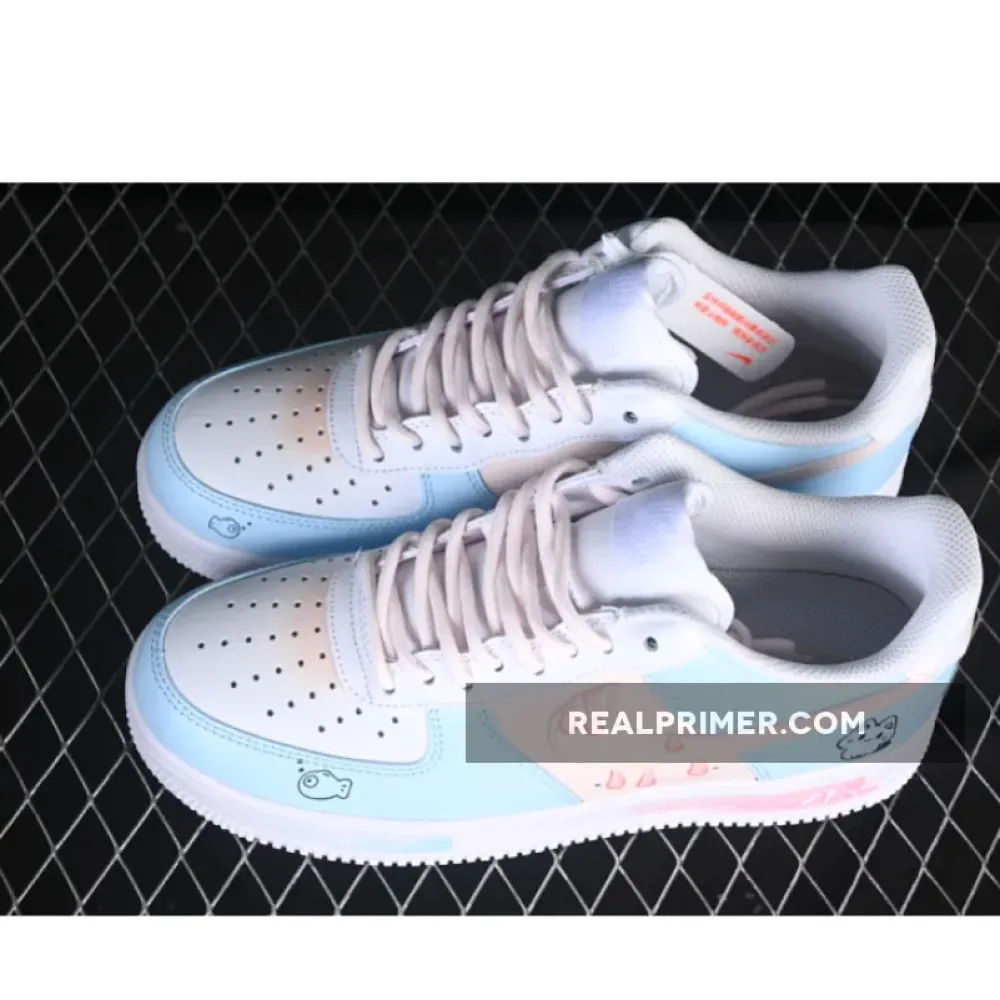 AIR FORCE 1 07 LOW WHITE/BLUE/PINK/BEIGE ZH0316-107