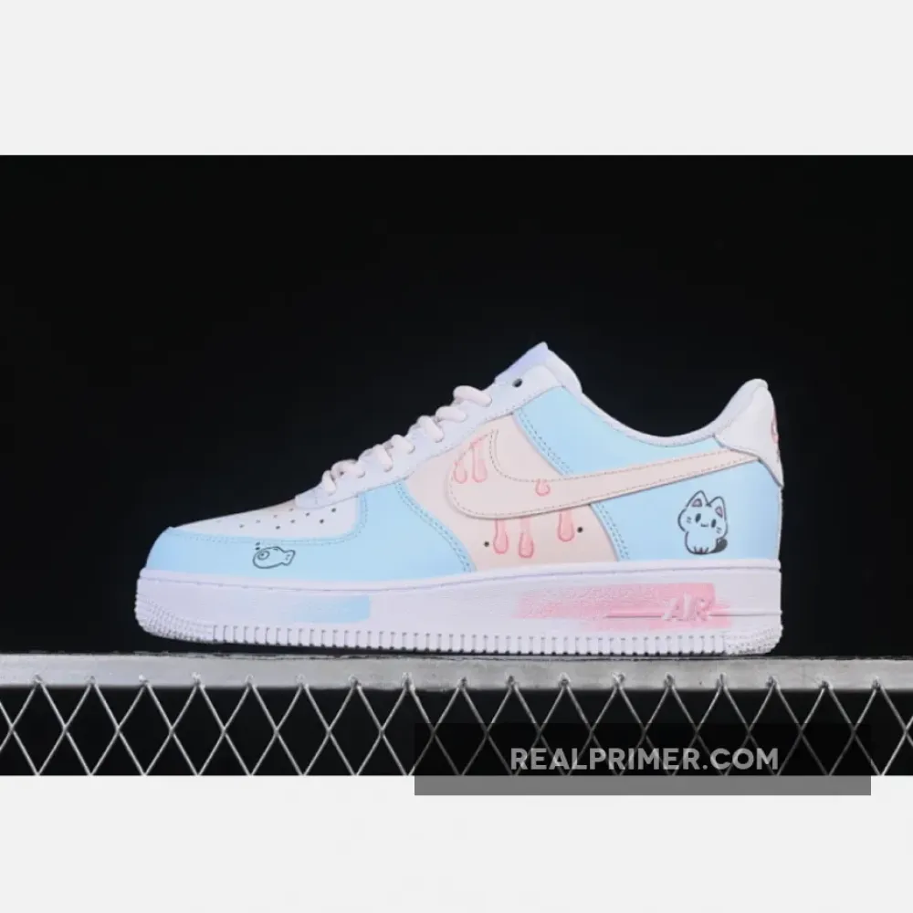 AIR FORCE 1 07 LOW WHITE/BLUE/PINK/BEIGE ZH0316-107