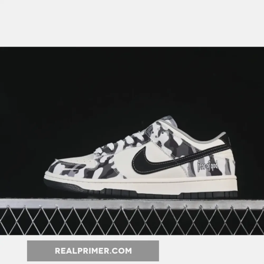 SB DUNK LOW WHITE/GREY/BLACK SR2025-002