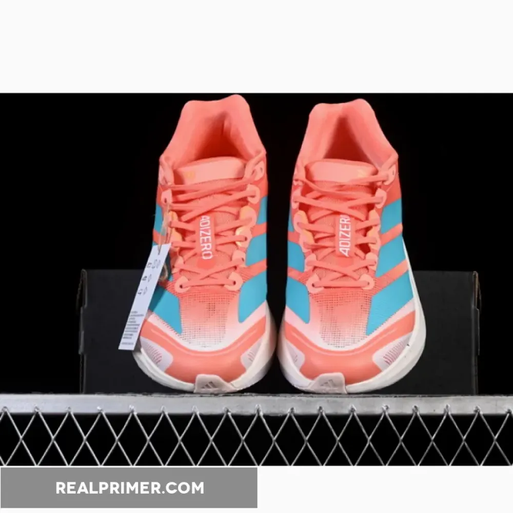 ADIZERO BOSTON 13 WHITE/BLUE/ORANGE JS4954