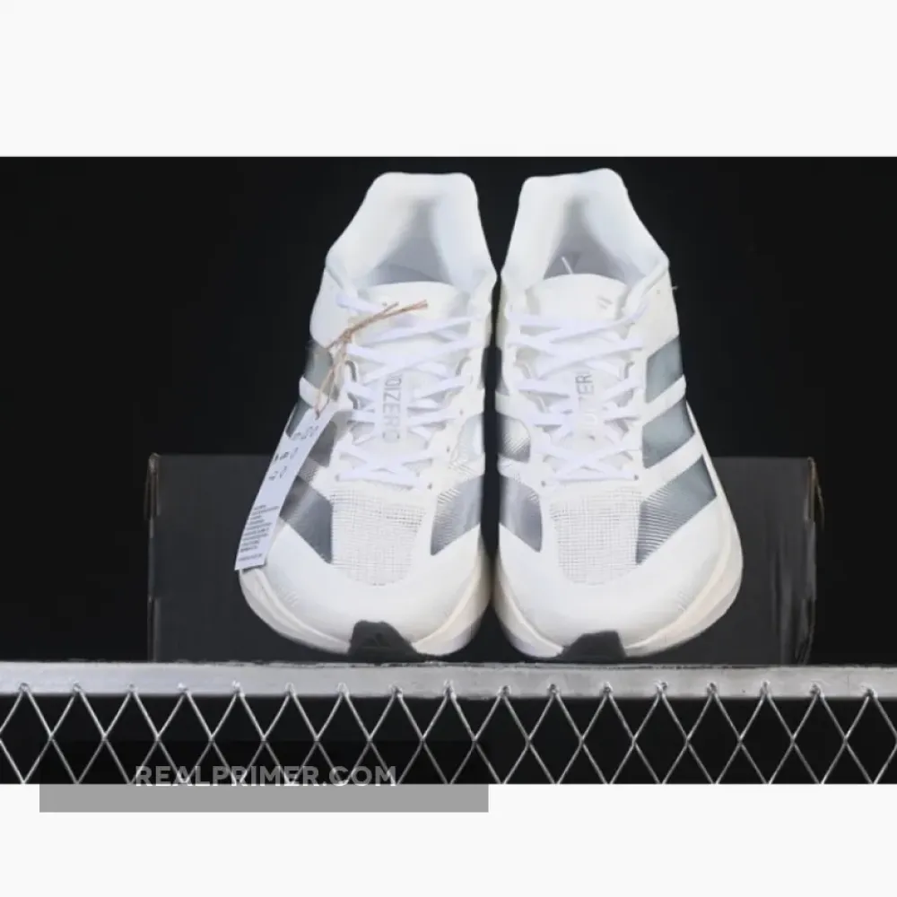 ADIZERO BOSTON 13 WHITE/SILVER JS4948