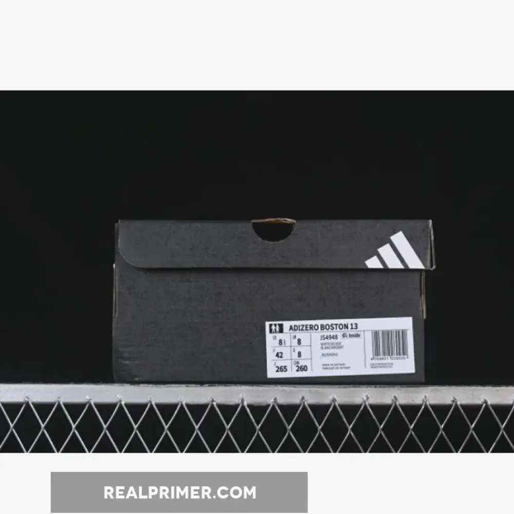 ADIZERO BOSTON 13 WHITE/SILVER JS4948