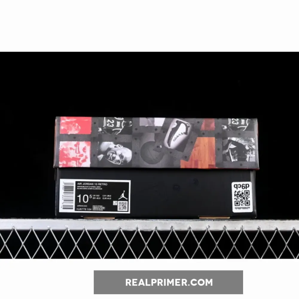 AIR JORDAN 10 RETRO LIGHT STEEL GREY WHITE/BLACK HJ6779-104