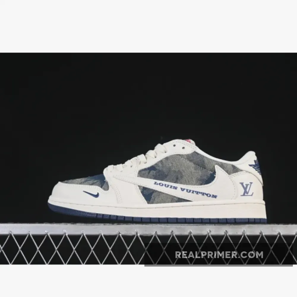 TRAVIS SCOTT X FRAGMENT DESIGN X AIR JORDAN 1 LOW OG SP WHITE/GREEN LD2028-044